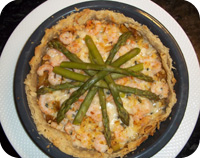 Asparagus & Prawn Pie