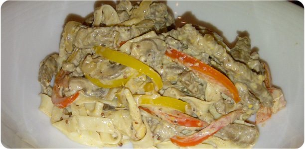 Beef Stroganoff with Tagliatelle Recipe Cook Nights by Babs and Despinaki