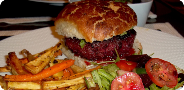 Lamb Beetroot Burger Recipe Cook Nights by Babs and Despinaki