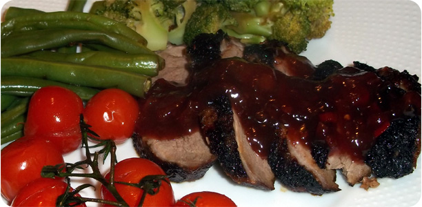 Blackened Duck with Plum Sauce Recipe Cook Nights by Babs and Despinaki