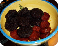 Black Pudding & Chorizo Ravioli