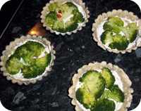 Broccoli Quiche Tartlets