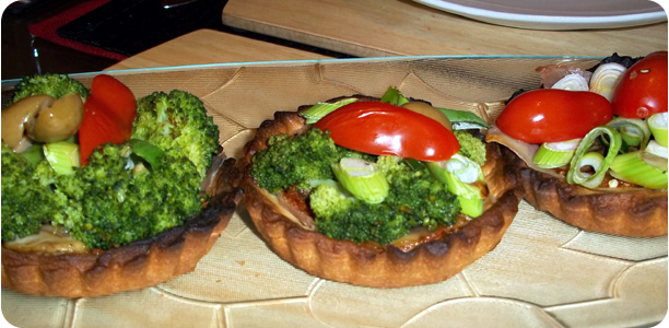 Broccoli & Serrano Ham Tartlets Recipe Cook Nights by Babs and Despinaki
