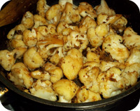 Cauliflower with Coriander