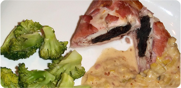 Chicken Stuffed with Black Pudding Recipe Cook Nights by Babs and Despinaki