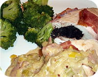 Chicken Stuffed with Black Pudding
