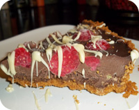 Ginger Chocolate Raspberry Tart Recipe