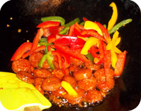 Chorizo & Prawn Stir Fry