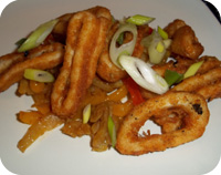 Ouzo Fennel with Squid Recipe