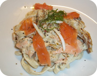 Fennel & Smoked Salmon Tagliatelle