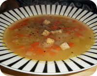 Ham & Lentil Soup Recipe