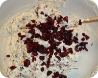 Cranberry Ice Cream Cake Recipe