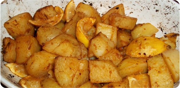 Lemon Potatoes Recipe Cook Nights by Babs and Despinaki