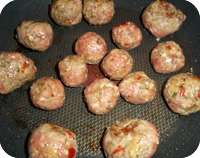 Meatballs Stuffed with Feta Tortellini Recipe