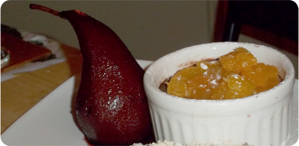 Pears Poached in Red Wine and Port Recipe Cook Nights by Babs and Despinaki