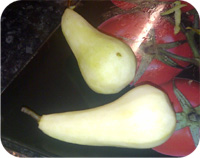 Pears Poached in Red Wine and Port