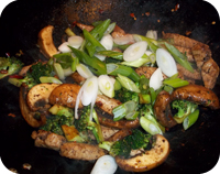 Pork & Mushroom Stir Fry