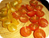 Roasted Piccolo Cherry Tomatoes