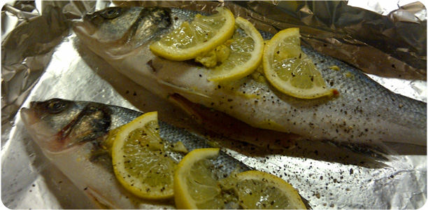Oven Baked Sea Bass Recipe Cook Nights by Babs and Despinaki