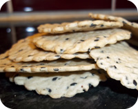 Sesame Seed Crackers Recipe