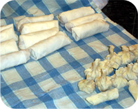 Haggis Spring Rolls and Wontons