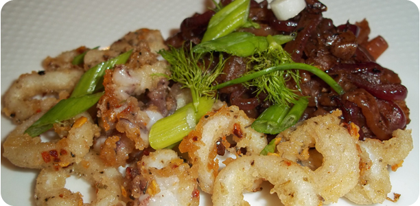 Squid with Ouzo Fennel Recipe Cook Nights by Babs and Despinaki