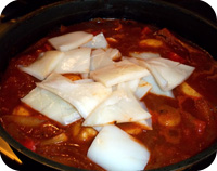 Squid & Chorizo Stew