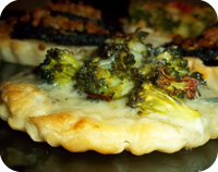 Black Pudding & Broccoli Tarts