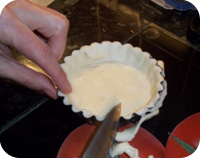 Black Pudding & Broccoli Tarts