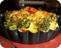 Black Pudding & Broccoli Tarts