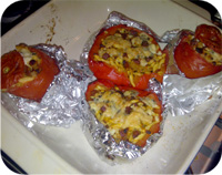 Yemista - Stuffed Peppers and Tomatoes